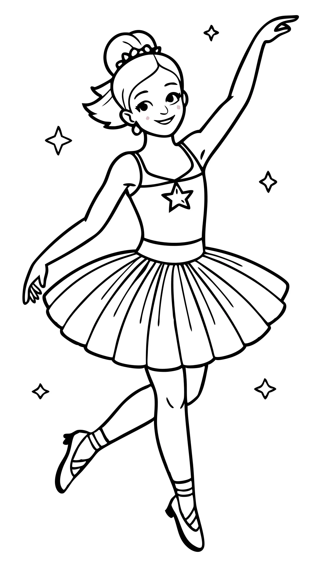 coloriages de danseurs de ballet